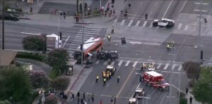 Elicottero NBC4 precipita a Los Angeles
