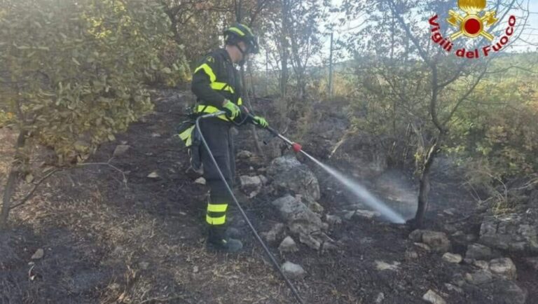 Incendio Caserta