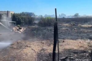 Incendio Fiumicino