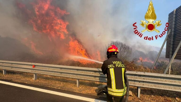 Incendio Olbia