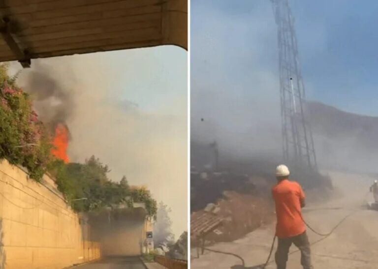 Incendio Taormina