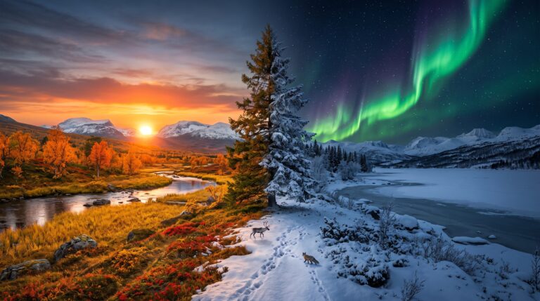 La caduta libera verso il buio l'Equinozio spegne il Sole sui Paesi nordici e innesca la lunga Notte Polare