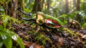 Scarabeo Cervo Arcobaleno