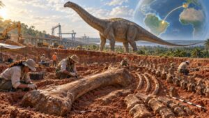 Scoperto un Nuovo Gigantesco Dinosauro in Brasile