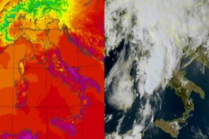 Temperature massime e satellite 10 settembre
