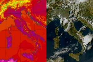Temperature massime e satellite 2 settembre