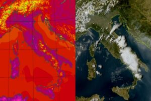 Temperature massime e satellite 8 settembre