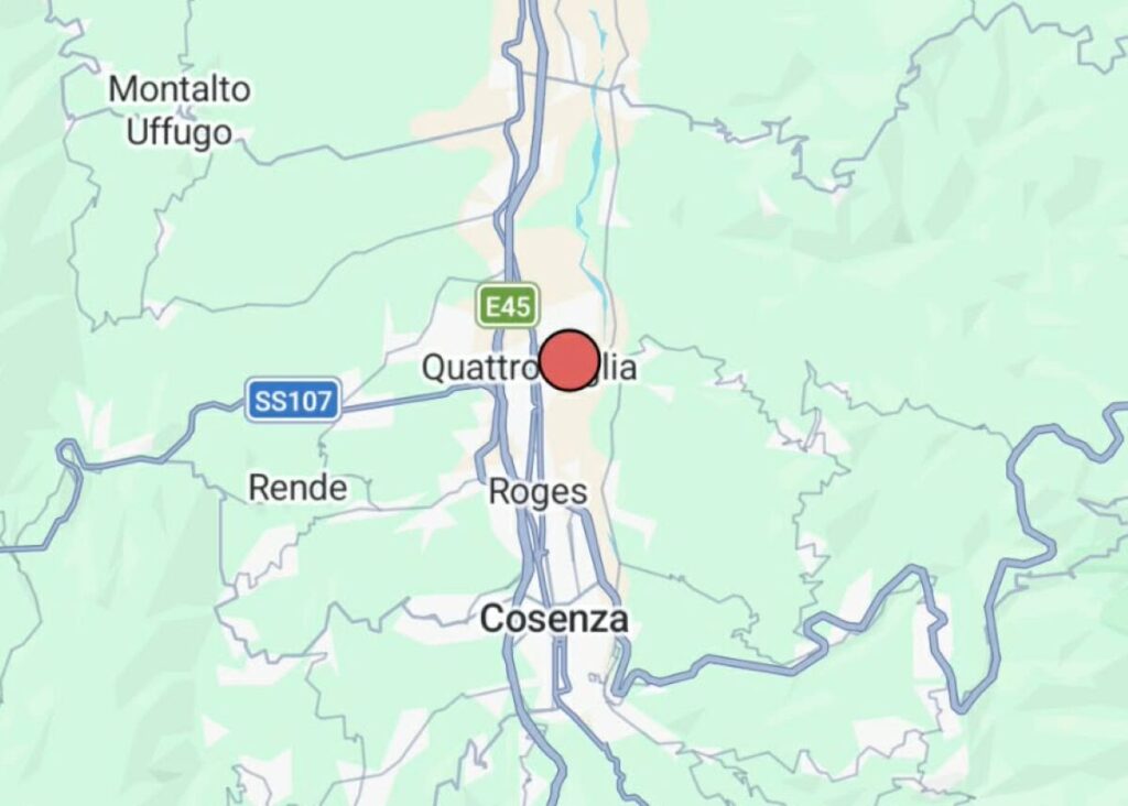 Terremoto Cosenza