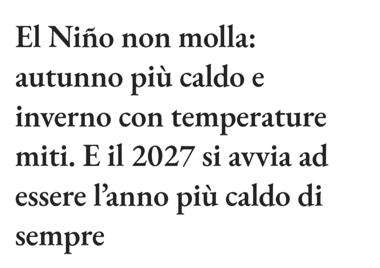 Titoli El Niño