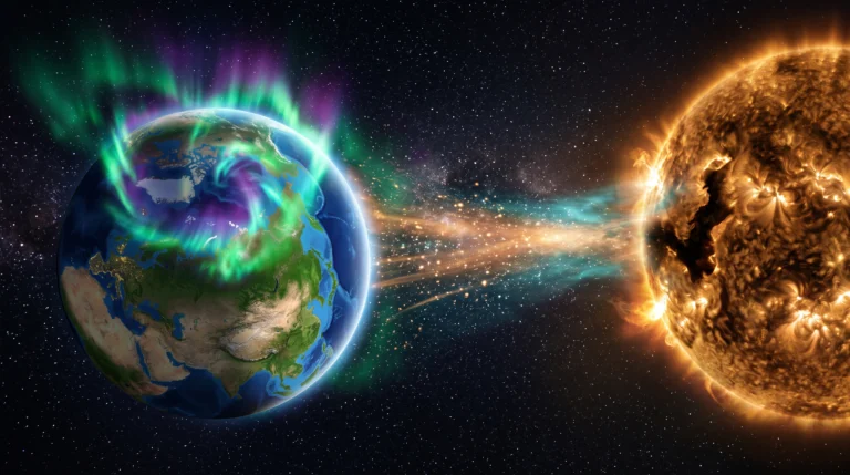 Una voragine sul Sole punta la Terra aurore equinoziali in arrivo