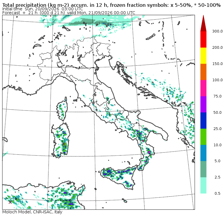 allerta meteo domenica 20 settembre