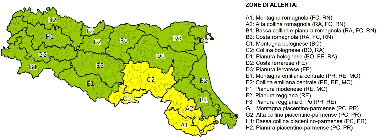 allerta meteo emilia romagna