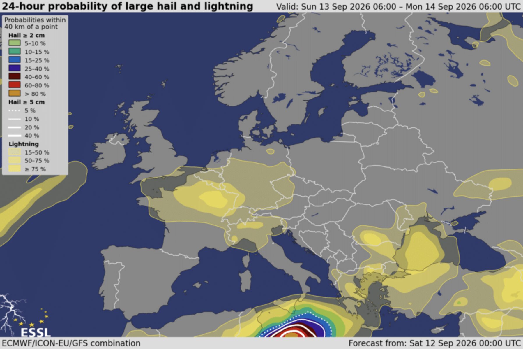 allerta meteo essl domenica 13 settembre