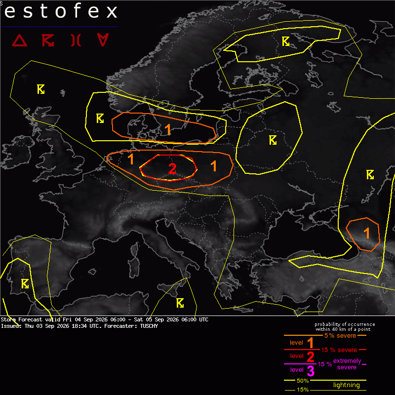 allerta meteo estofex