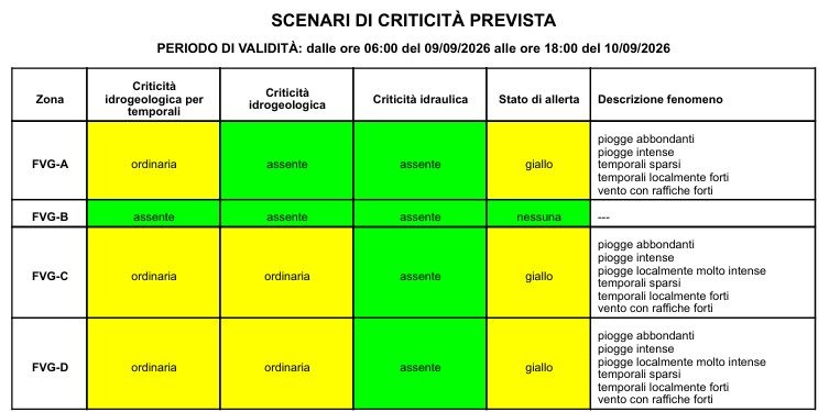 allerta meteo fvg
