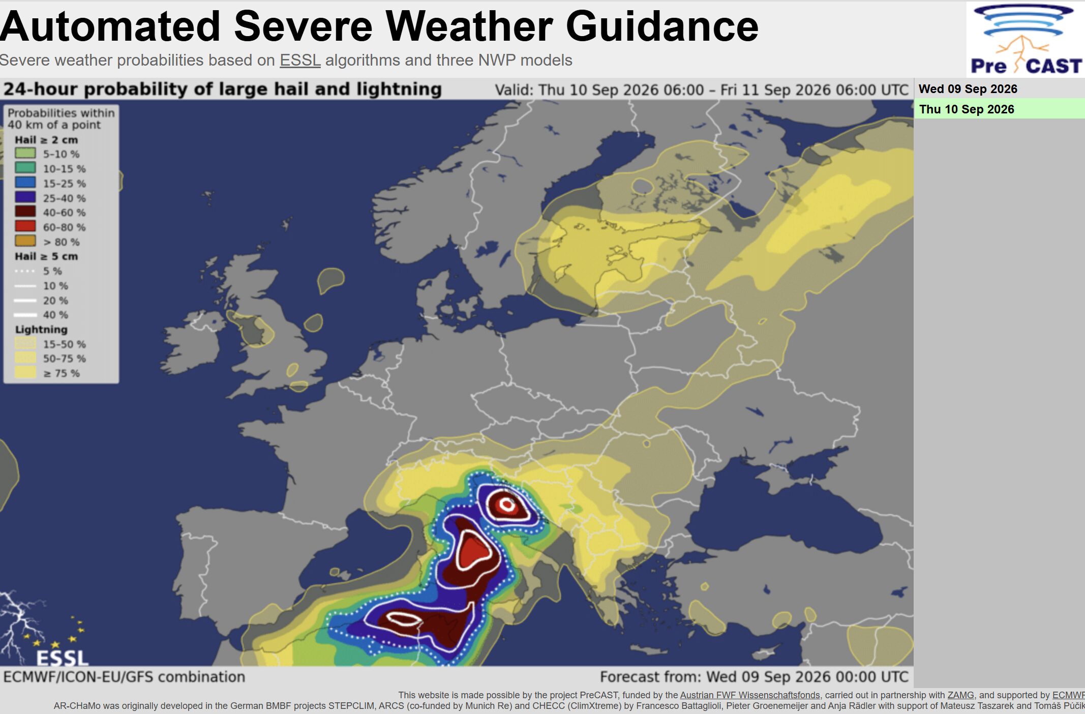 allerta meteo giovedì 10 settembre