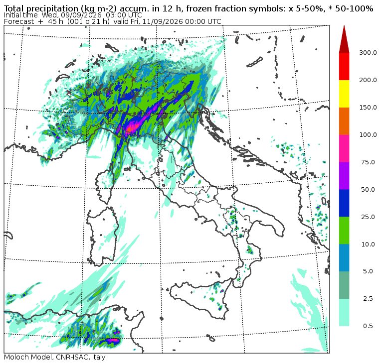allerta meteo giovedì 10 settembre sera