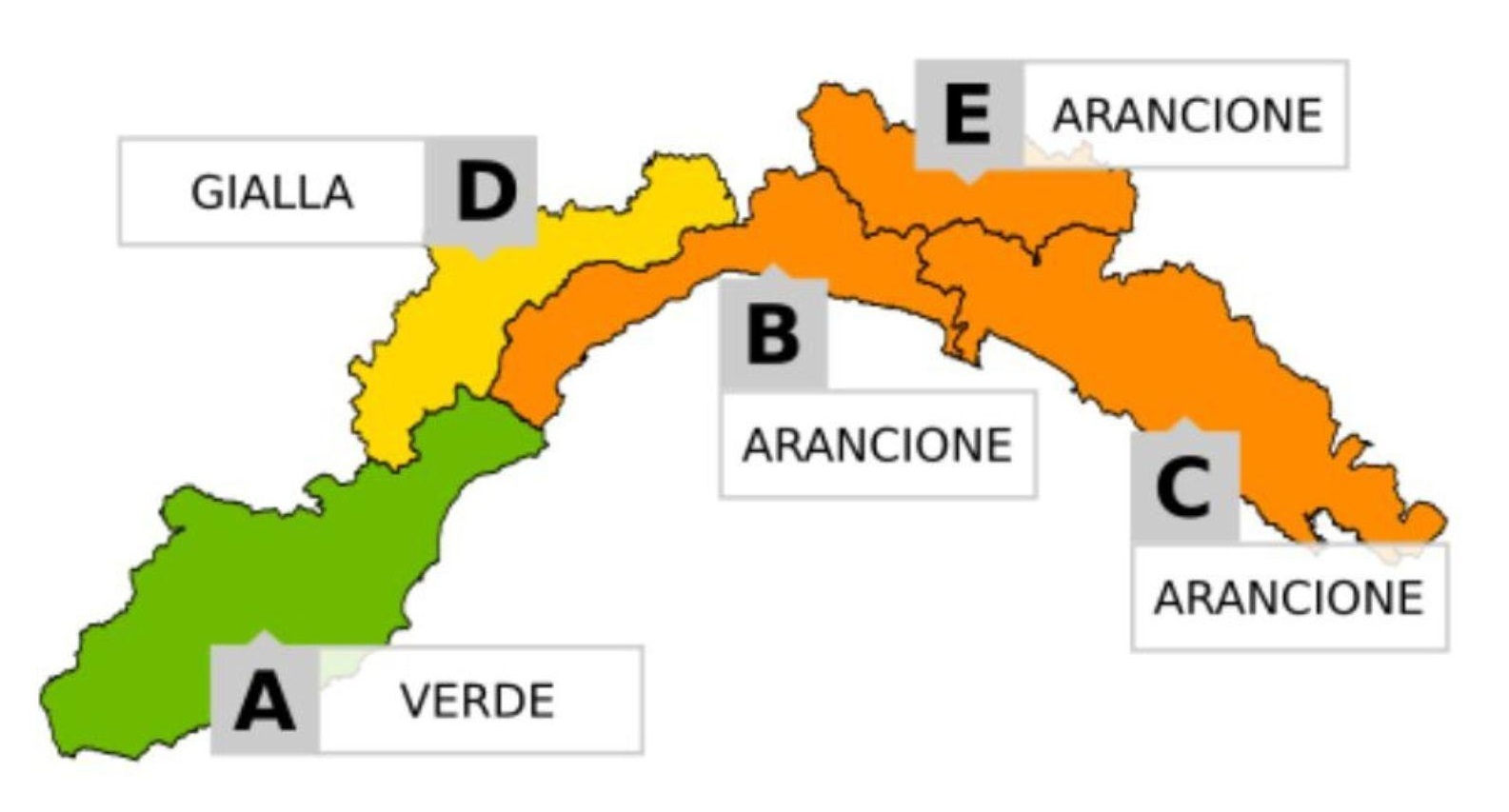 allerta meteo liguria
