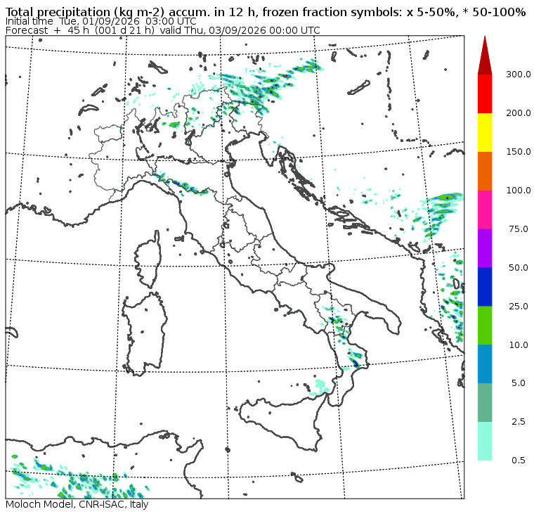 allerta meteo mercoledì 2 settembre sera