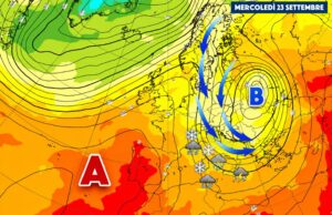 allerta meteo mercoledì 23 settembre