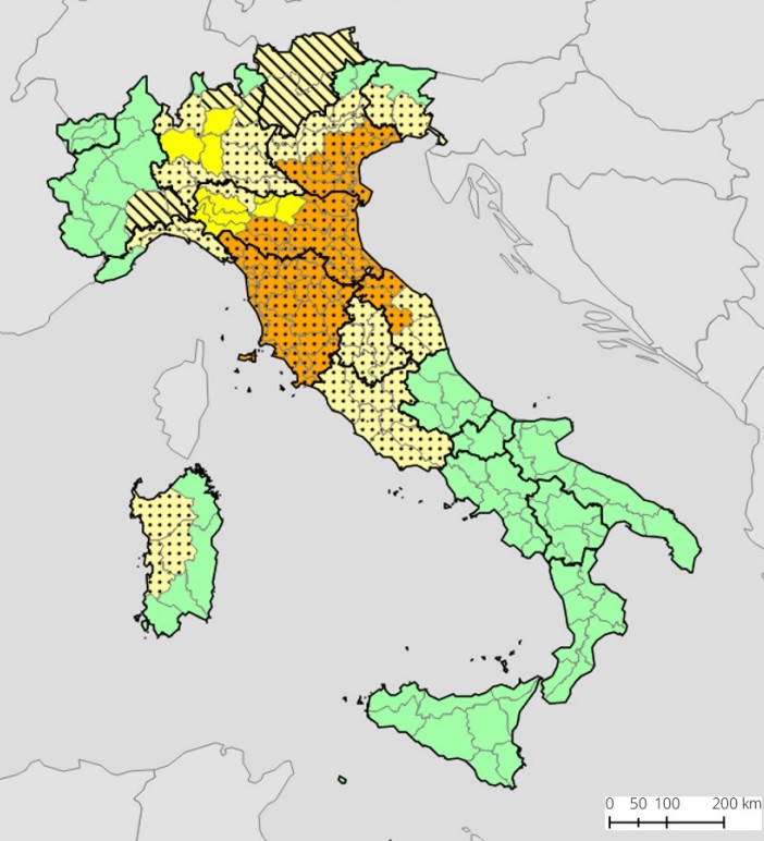 allerta meteo protezione civile 10 settembre bollettino criticità