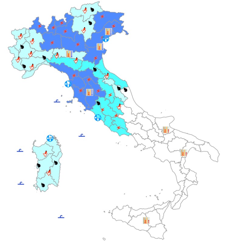 allerta meteo protezione civile 10 settembre bollettino vigilanza