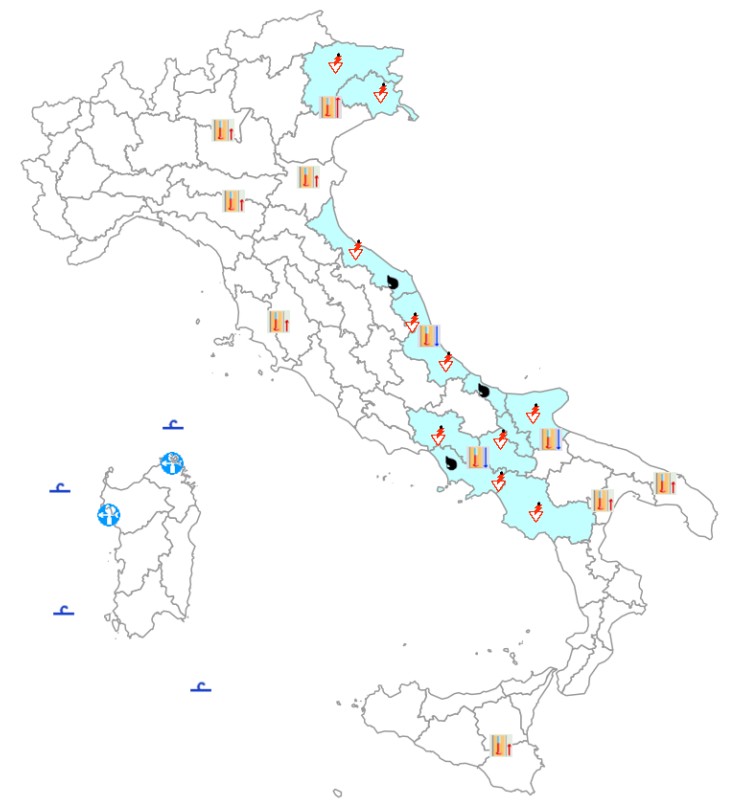 allerta meteo protezione civile 11 settembre bollettino vigilanza