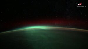 aurora polare spazio