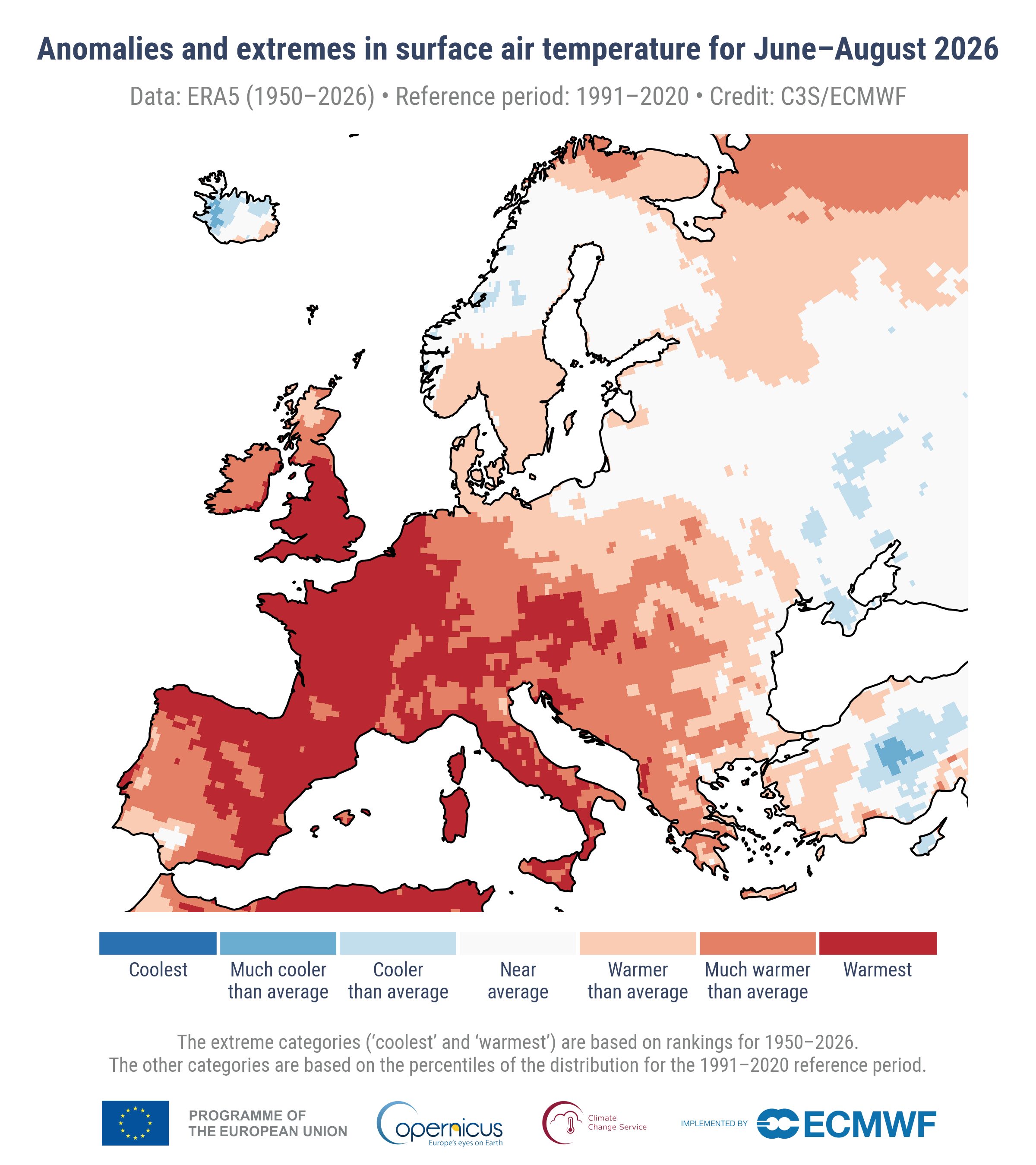 clima copernicus estate 2026