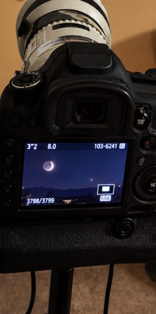 congiunzione luna venere casula