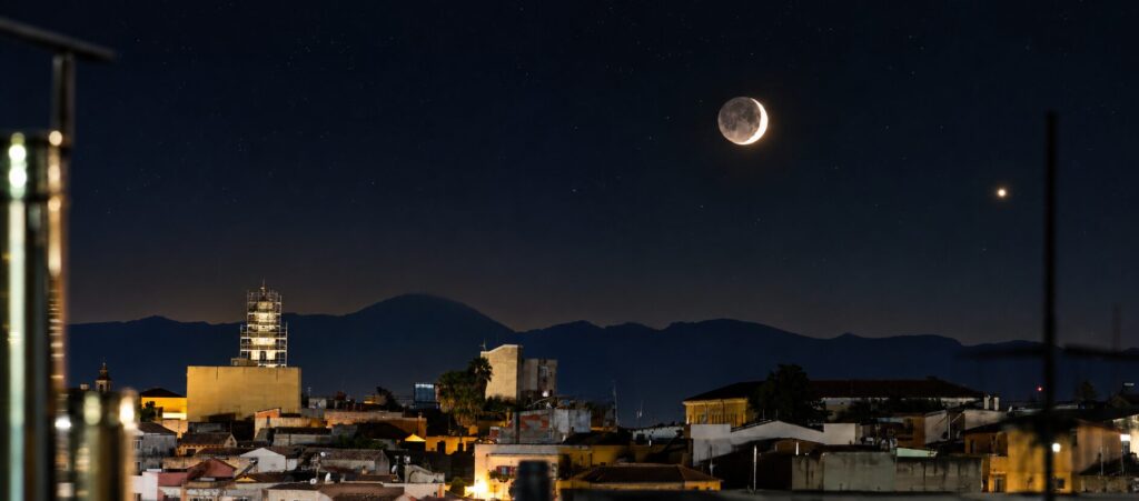 congiunzione luna venere casula