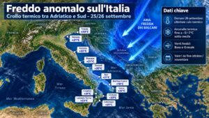 freddo anomalo italia