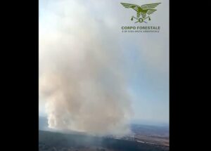 incendio Scano di Montiferro sardegna