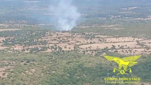 incendio aidomaggiore sardegna