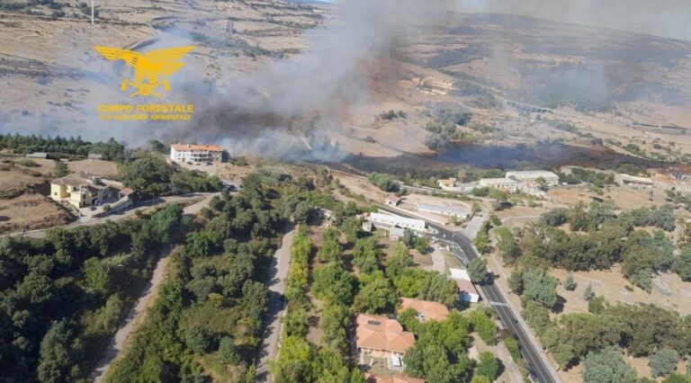 incendio macomer sardegna