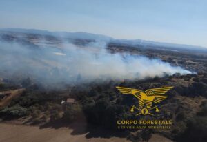 incendio serrenti sardegna