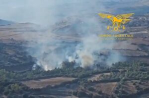 incendio villanovafranca sardegna