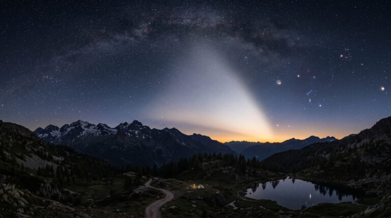 luce zodiacale falsa alba settembre