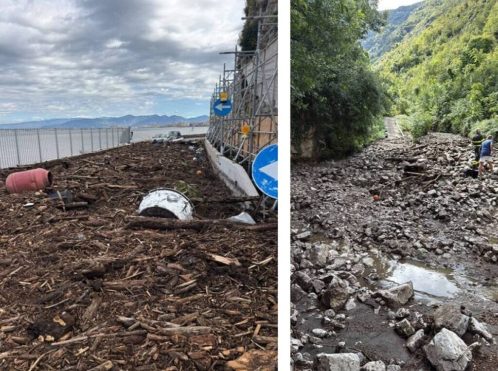 maltempo castellammare di stabia campania