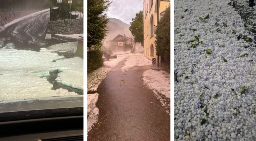 maltempo grandine alto adige