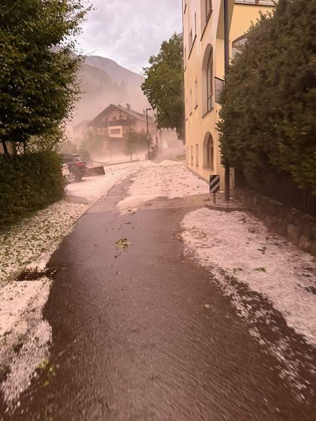 maltempo grandine alto adige