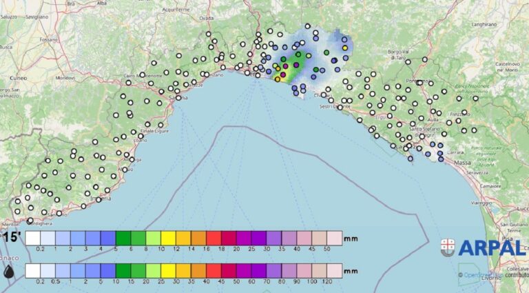 maltempo liguria oggi