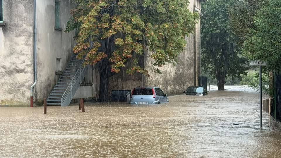 maltempo montpellier francia