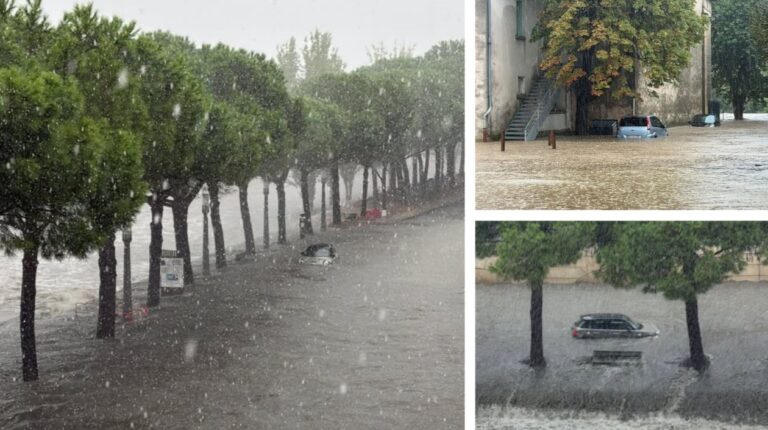 maltempo montpellier francia