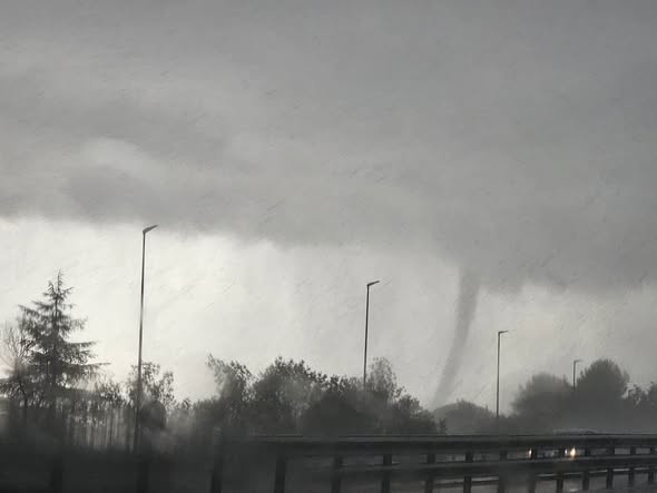 maltempo tromba marina varazze liguria