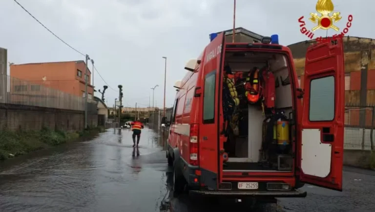 maltempo vigili fuoco