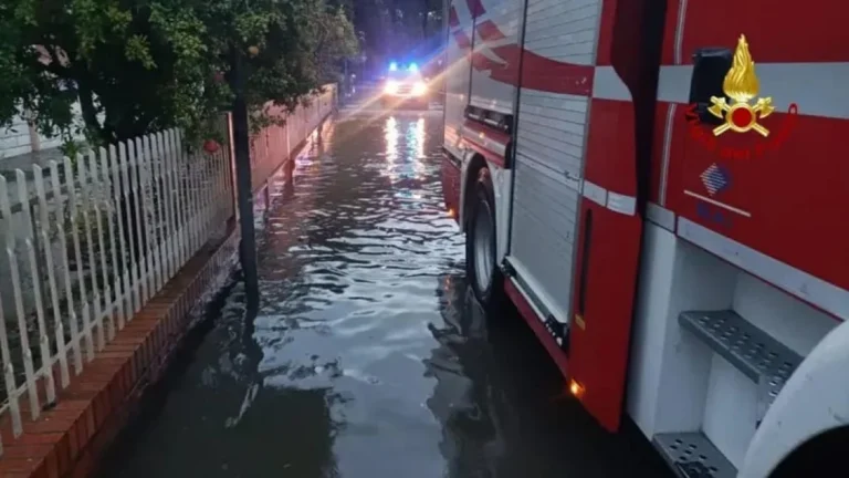 maltempo vigili fuoco
