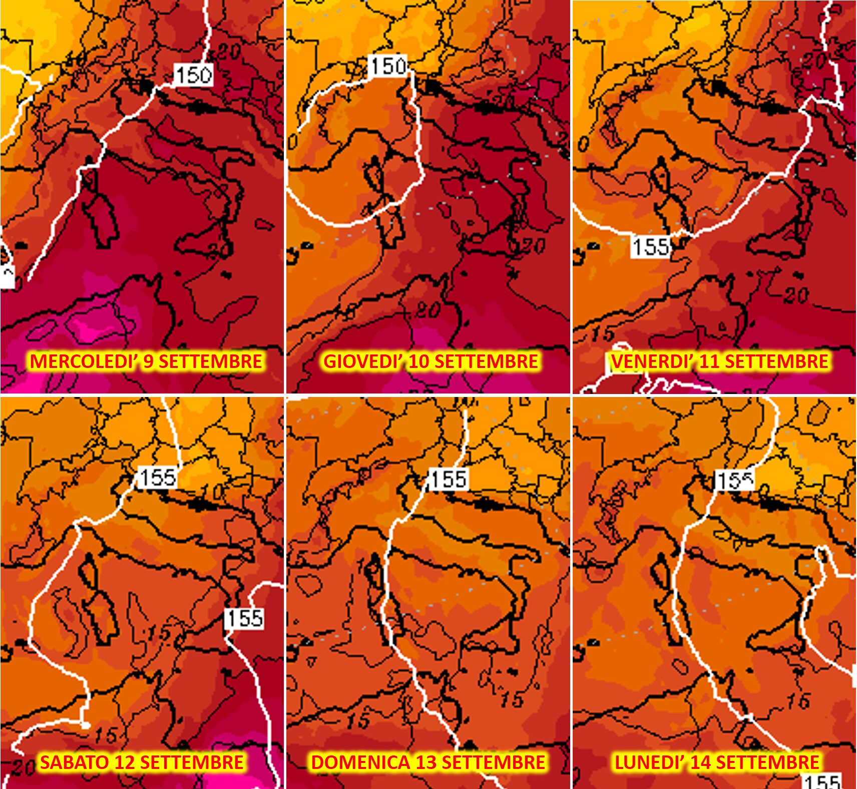 previsioni meteo crollo termico sud italia