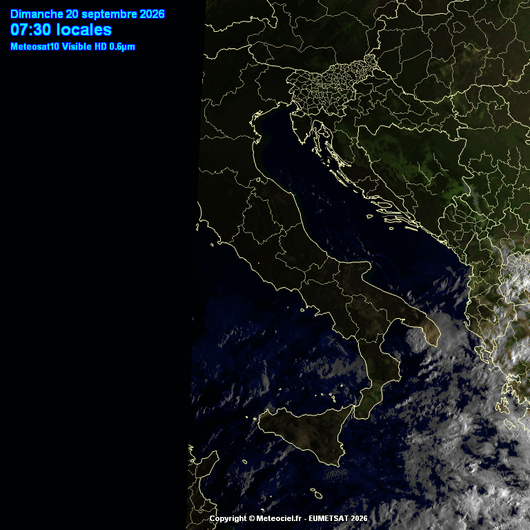 satellite animato domenica 20 settembre