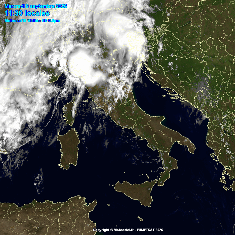 satellite meteo italia 9 settembre